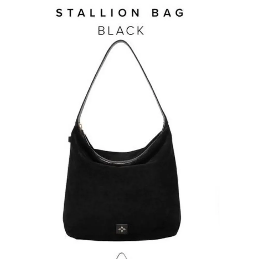 India Hicks Stallion Bag - Suede